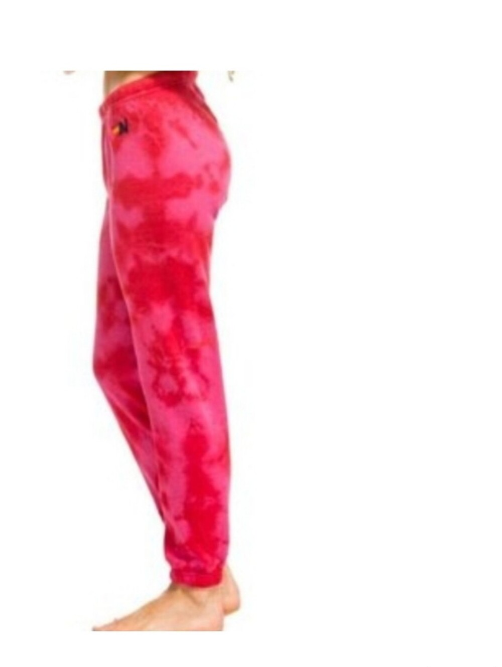 Aviator Nation Tie-die Sweatpants Pink Colorway.